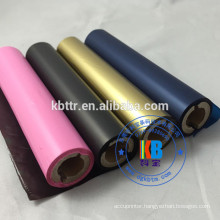 Textile color resin thermal transfer ribbon